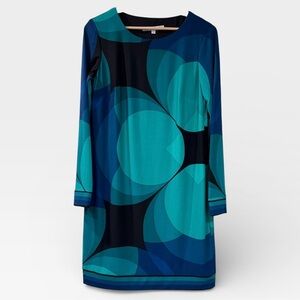 Trina Turk Camellia Abstract Print Jersey Dress Size 6